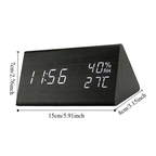 EloraClock - Reloj Despertador Digital con Control de Sonido y Pantalla HD