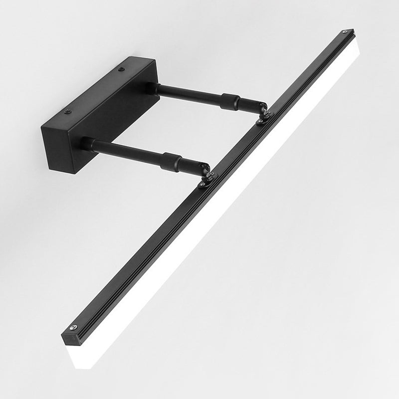 Luz de Sconce de Vanity Retráctil Minimalista de Acrílico LED de Montaje en Pared