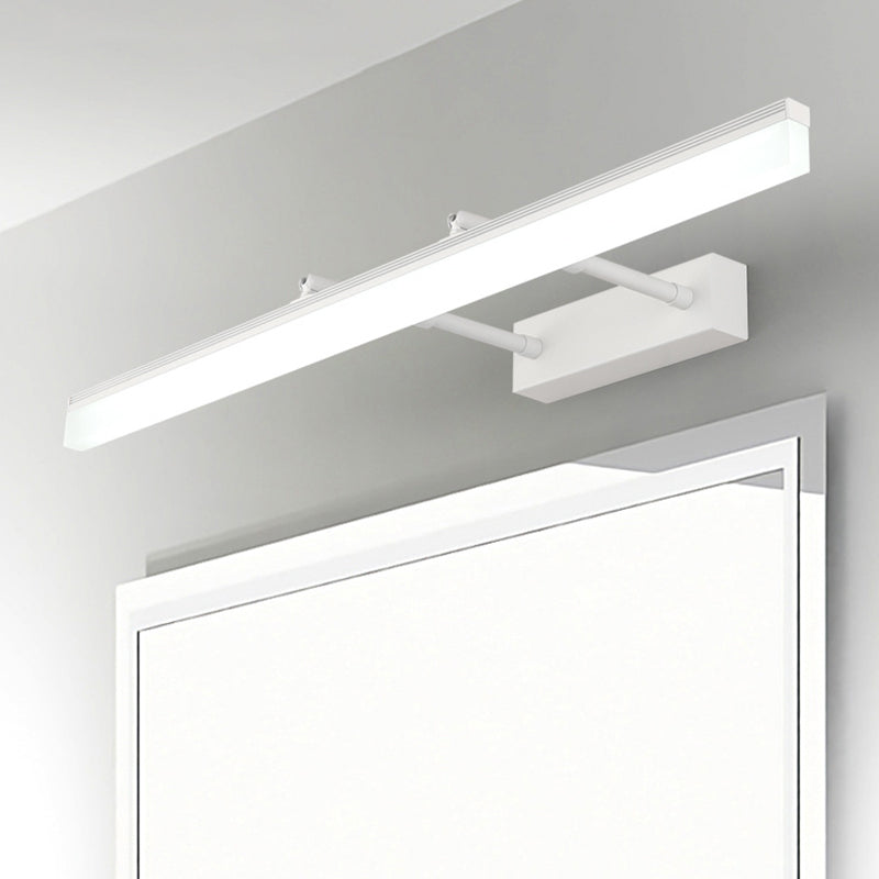 Luz de espejo LED lineal extensible Sencillez Acrílico Iluminación de pared para baño