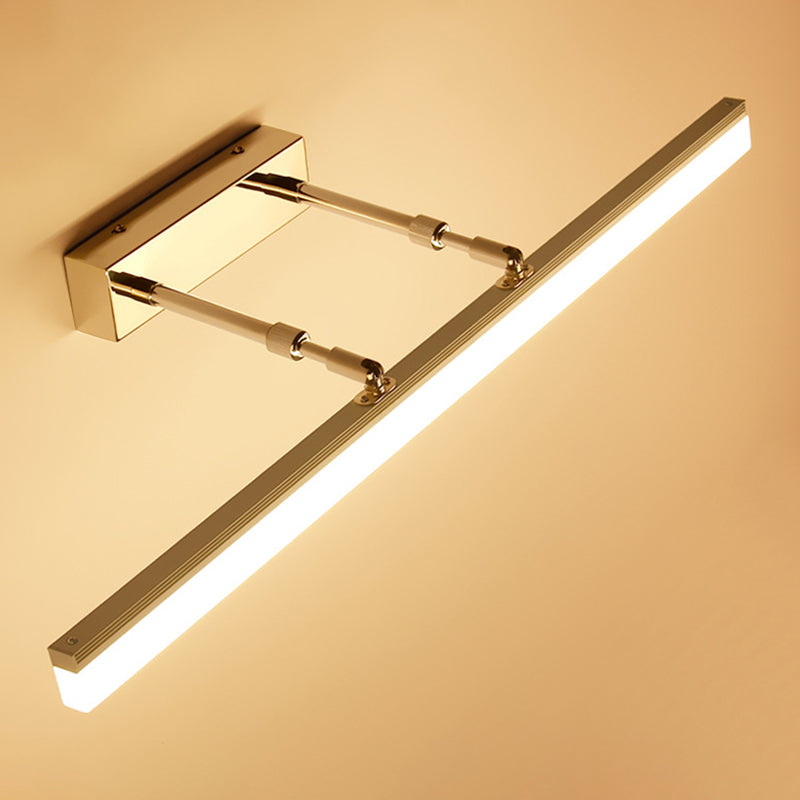 Luz de espejo LED lineal extensible Sencillez Acrílico Iluminación de pared para baño
