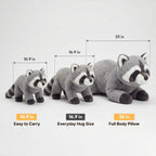 Peluche de Animales Suave con Forma Alargada para Comodidad y Relajación