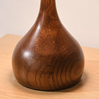 Lámpara de Mesa de Madera y Cristal Diseño Vintage