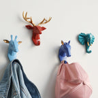 Gancho de pared en forma de cabeza de animal