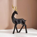 DecoDeer - Escultura Geométrica de Ciervo para Decoración Interior