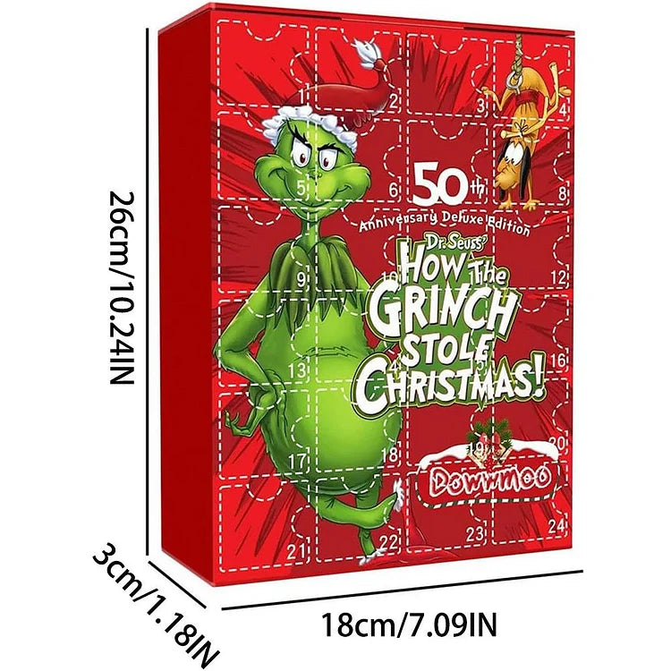 Calendario de Adviento Monstruo Verde – Regalo de Navidad