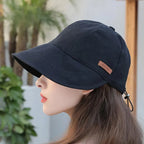 Sombrero de protección UV sin maquillaje