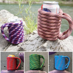Funda para Lata de Cerveza de Cuerda de Escalada Reciclada