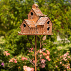 Estacas de Jardín en Forma de Casa para Aves