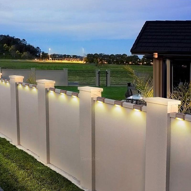Luces Solares de Escalera Impermeables para Exterior (4 PCS)