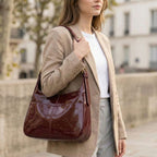 Bolso de Hombro Estructurado para Mujeres con Correa Ajustable