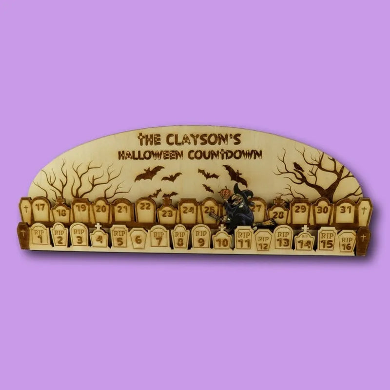 Calendario de Adviento de Halloween - La cuenta regresiva de Halloween de Clayson