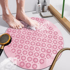 Alfombrilla Redonda Antideslizante para Ducha Segura