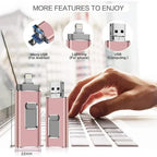 DataMate - Stick Multiport - 4-en-1 OTG - Flashstation | 50% DESCUENTO