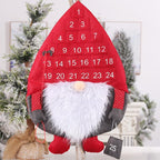 Cuenta Regresiva Para Navidad Colgante de Santa Calendario de Adviento