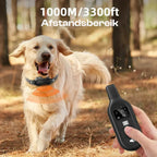 Collar de adiestramiento eléctrico para perros con control remoto