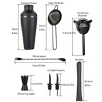 Set de Cócteles - Accesorios de Bar Profesionales para Uso en Casa
