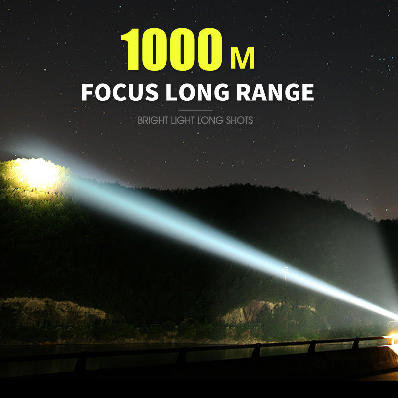 Linterna LED de alto rendimiento de 30,000-5,000 lúmenes, impermeable