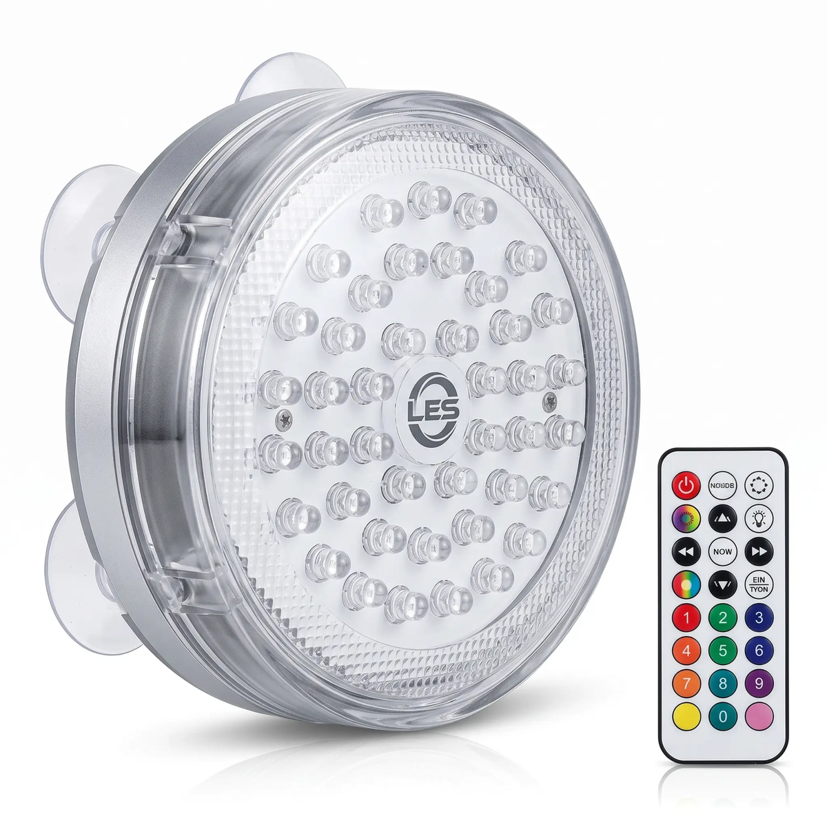 Luz LED de Succión Magnética Impermeable con Control Remoto