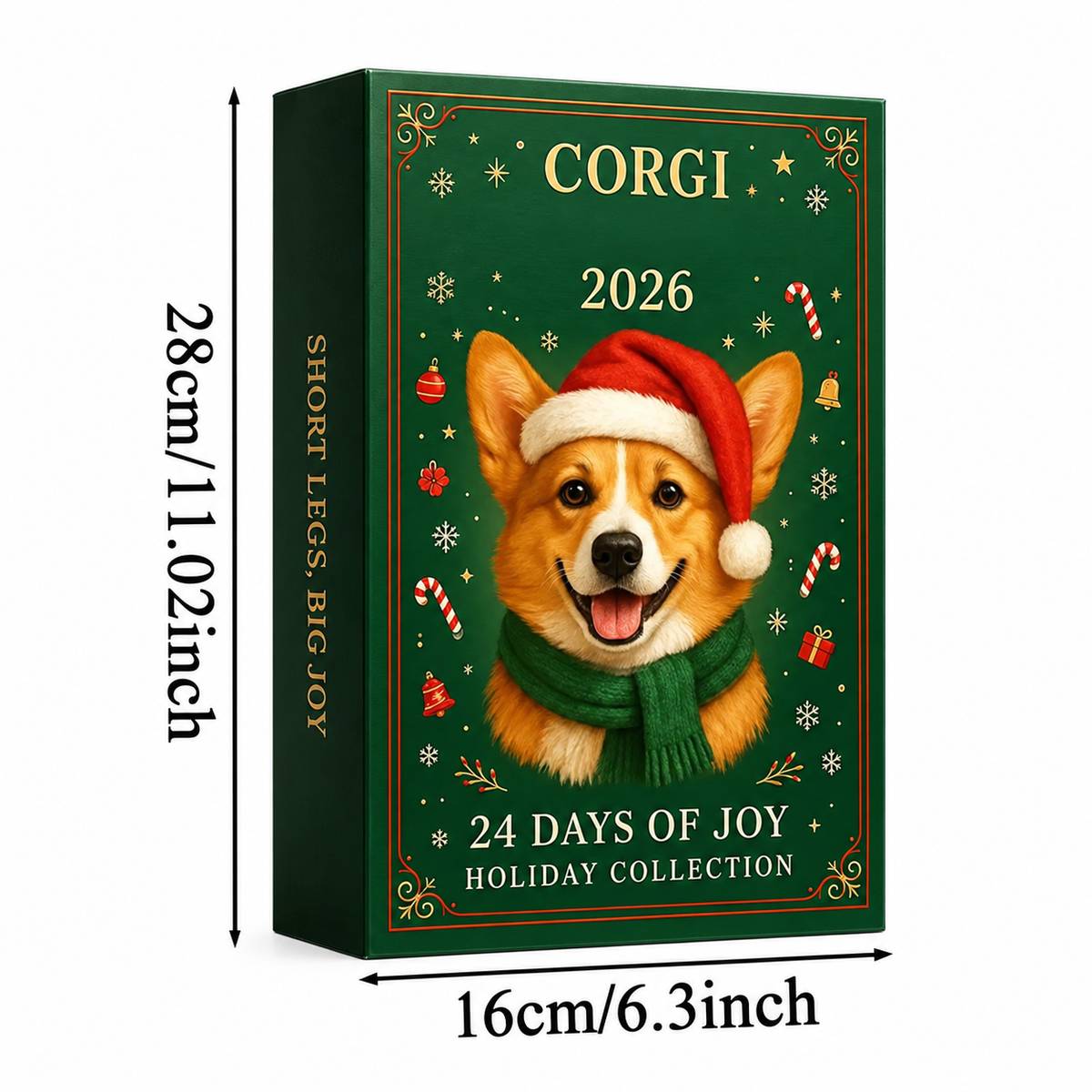 PAWCOUNT – Calendario de Adviento para cachorros adorables con 24 sorpresas para una alegría festiva y regalos