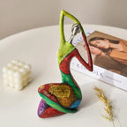 Esculturas Modernas Abstractas de Mujeres – Arte en Resina Colorida Hecho a Mano para Decoración del Hogar