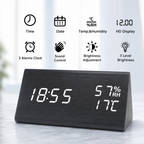 EloraClock - Reloj Despertador Digital con Control de Sonido y Pantalla HD