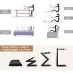 Soporte Ergonómico para Portátil Ajustable 360° para Productividad