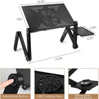 Soporte Ergonómico para Portátil Ajustable 360° para Productividad