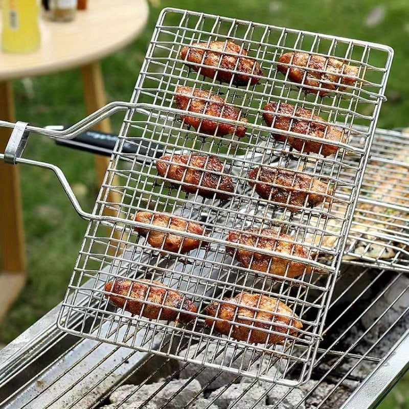 GRILLGRID – Canasta de BBQ de Gran Capacidad para un Control Uniforme al Cocinar al Aire Libre