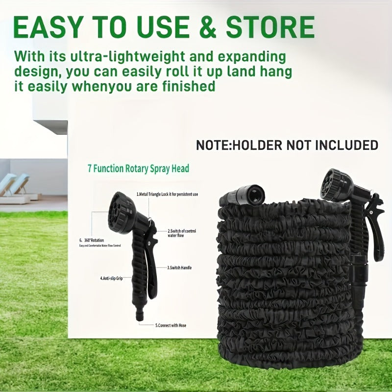 HYDROFLEX – Manguera de Jardín de Alta Presión con Boquilla