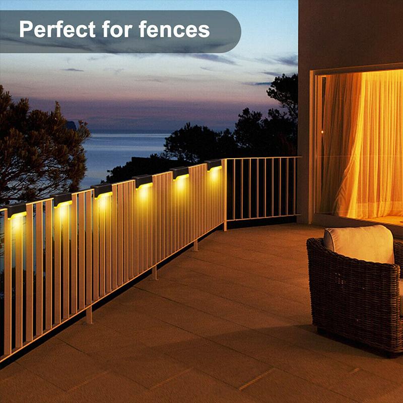 Luces Solares de Escalera Impermeables para Exterior (4 PCS)