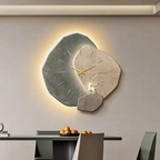 Reloj de pared moderno y minimalista con luz