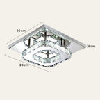 Lámpara de Techo Cristal LED Moderna