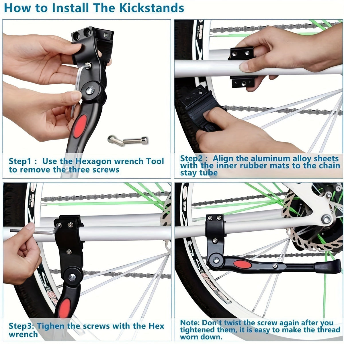 Soporte de bicicleta ajustable – Estable, duradero y fácil de instalar