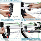 Portabicicletas ajustable: estable, resistente y fácil de instalar