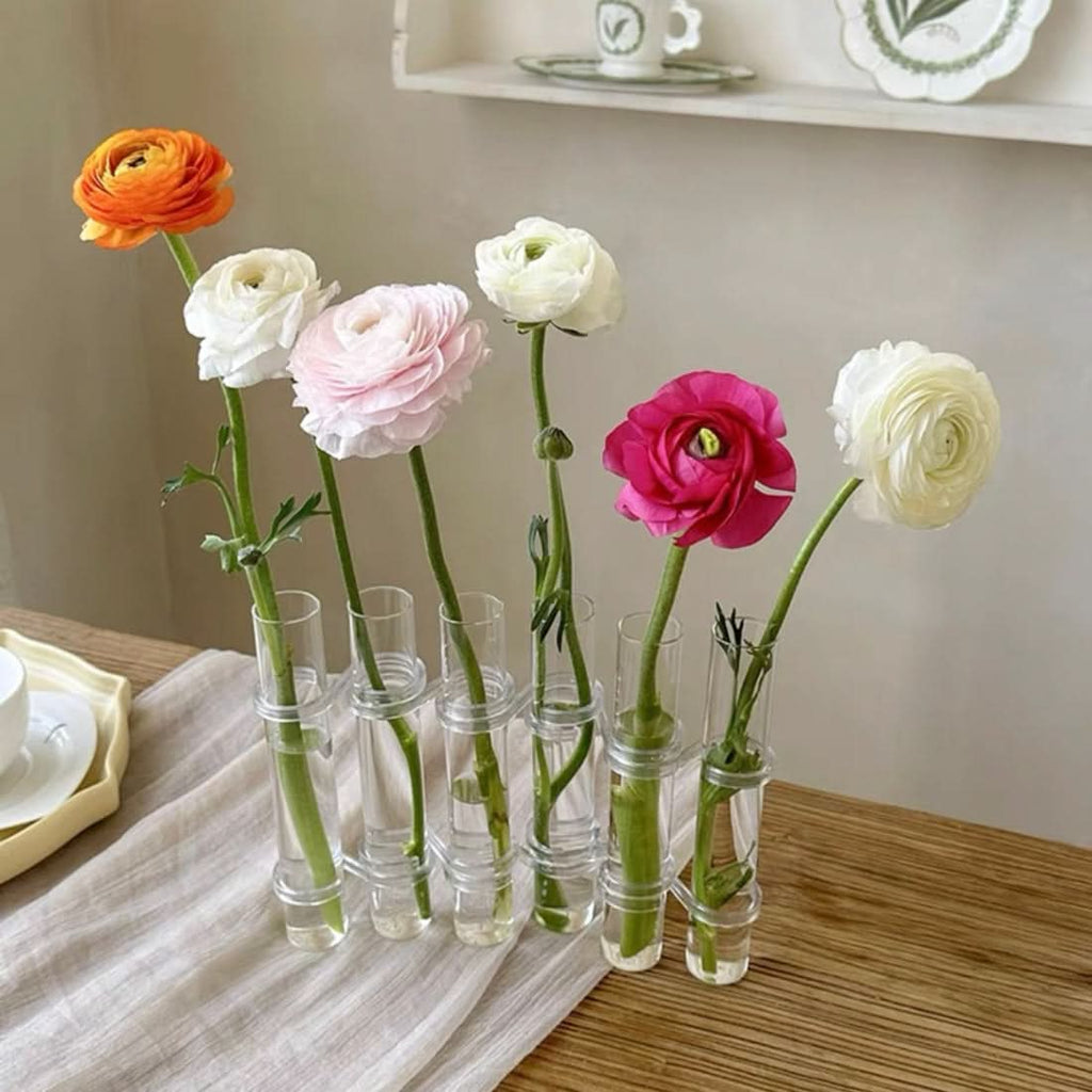 Jarrón modular elegante para arreglos florales creativos