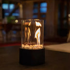 Moderno y portátil | Chimenea de mesa sin olor