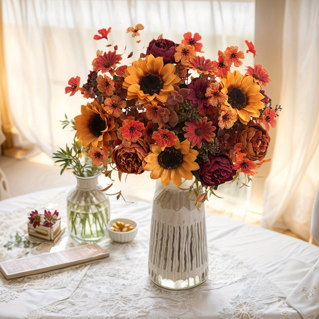 Set de Florero de Otoño – Colorido y Acogedor para Cualquier Espacio