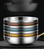 ChefSteel – Sartén de Acero Inoxidable Profesional para Gas e Inducción
