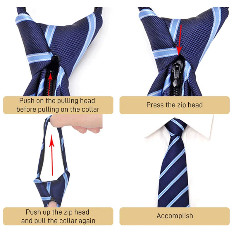 Corbata con Cierre