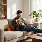 Peluche de Animales Suave con Forma Alargada para Comodidad y Relajación