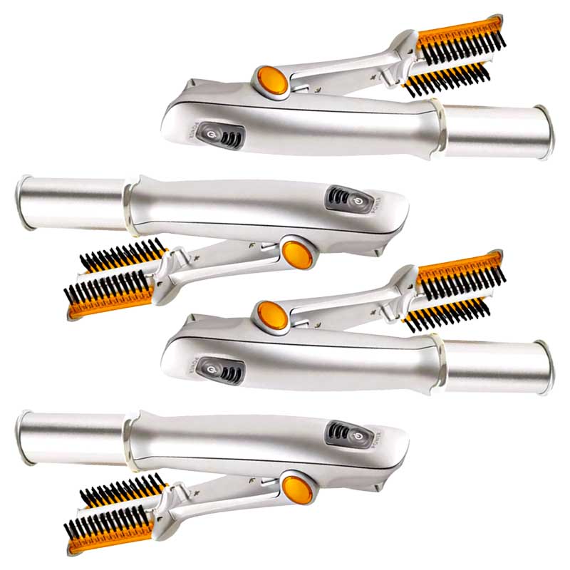 Cepillo de Pelo Rotatorio 2 en 1 para Alisar y Estilizar