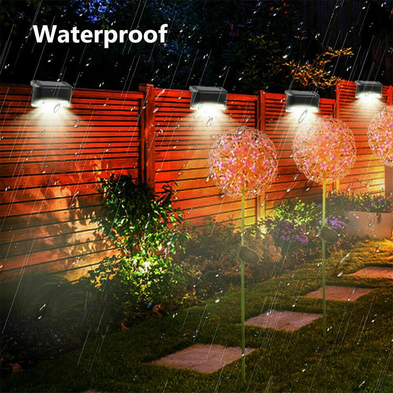 Luces Solares de Escalera Impermeables para Exterior (4 PCS)