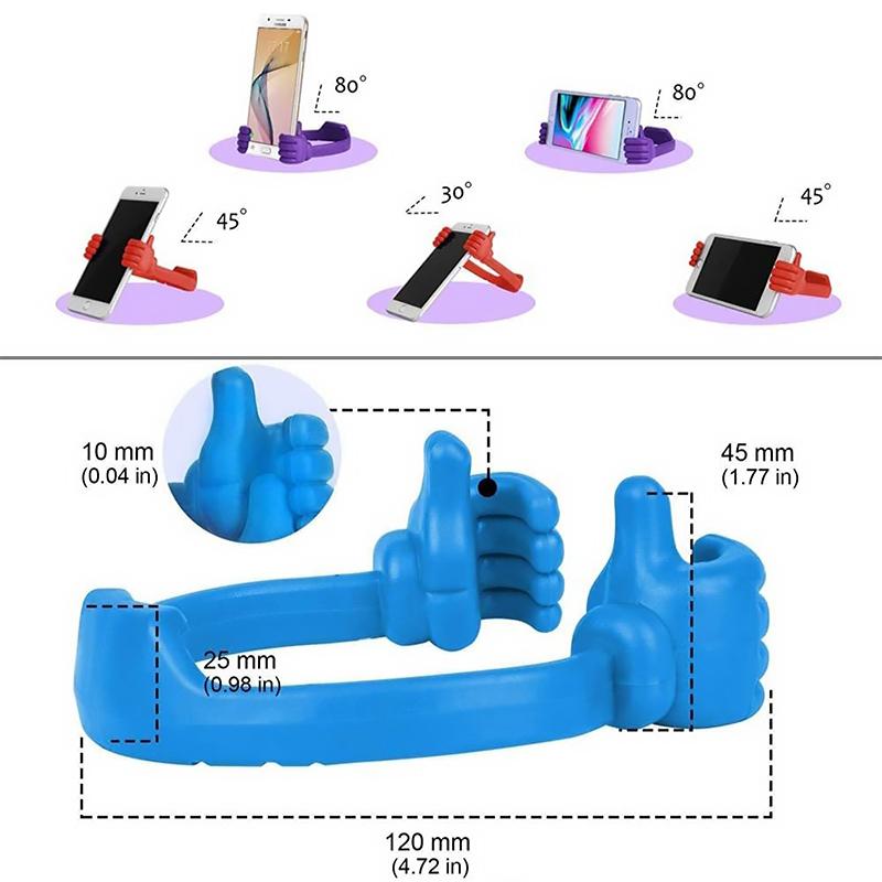 Soporte para Teléfono Perezoso con Pulgar Arriba