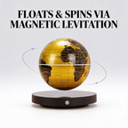 Lámpara de Globo de Levitación Magnética con Base de Reloj