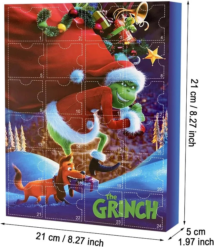 Calendario de Adviento Monstruo Verde – Regalo de Navidad