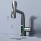Grifo LED flexible para cocina y baño
