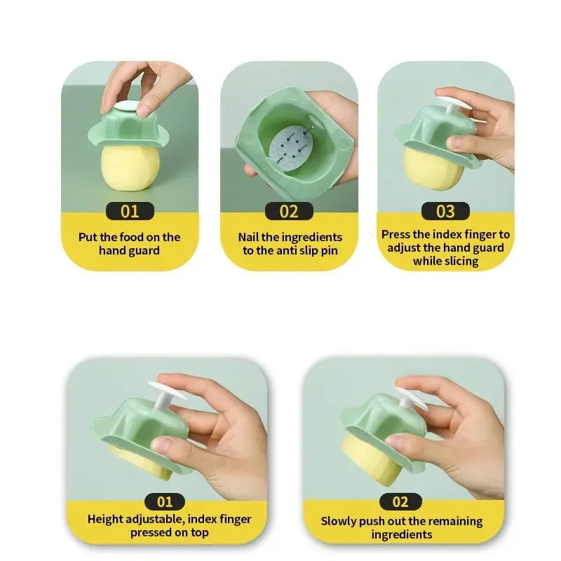 SlicePro – Mandolina multifuncional para verduras y frutas con mango