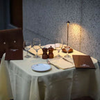 ZenLume | Lámpara de Mesa LED Minimalista - Iluminación Inalámbrica e Impermeable Regulable