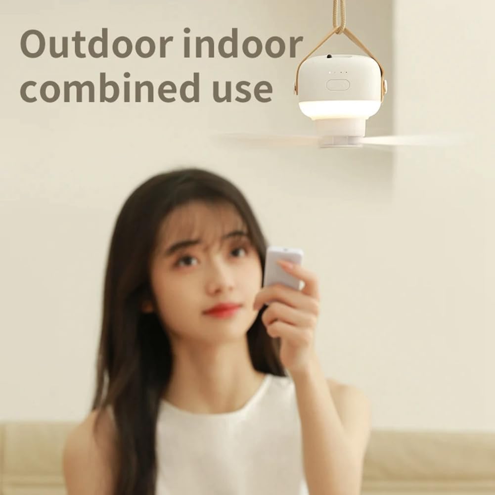 Ventilador colgante Airholm con luz LED