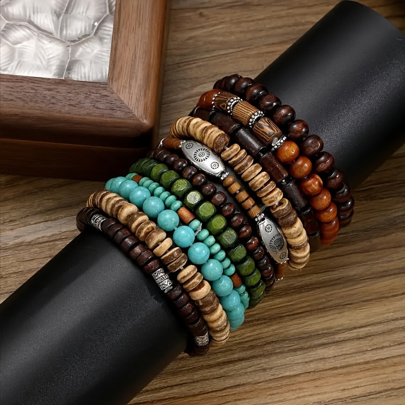 Juego de pulseras naturales – Para un aspecto elegante